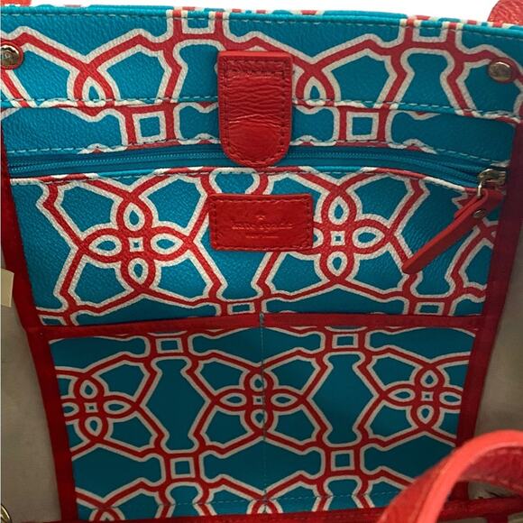 Kate Spade Moroccan Market Michelle Bag Two-Way Convertible Carryall Purse Tote - Picture 10 of 12